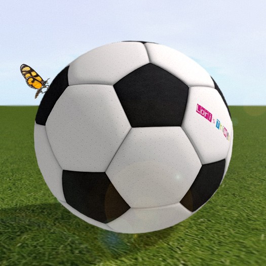 Soccer Ball Textured preview image 1